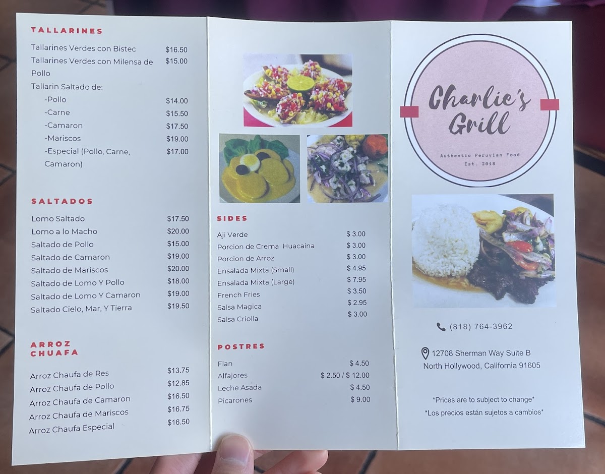 Charlie’s Grill Peruvian Restaurant - 1