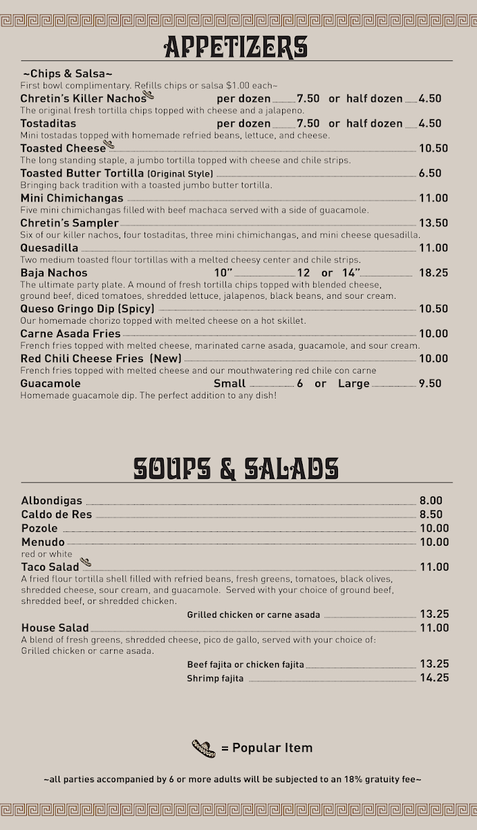 Chretin's Mexican Food - 1