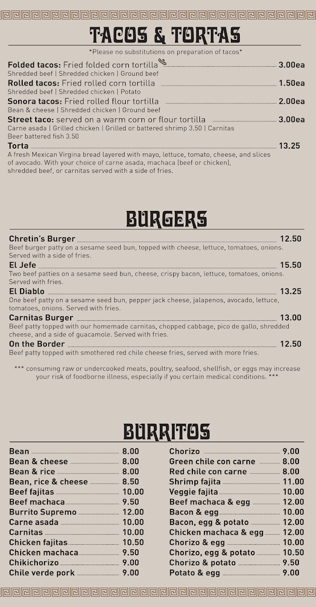 Chretin's Mexican Food - 2