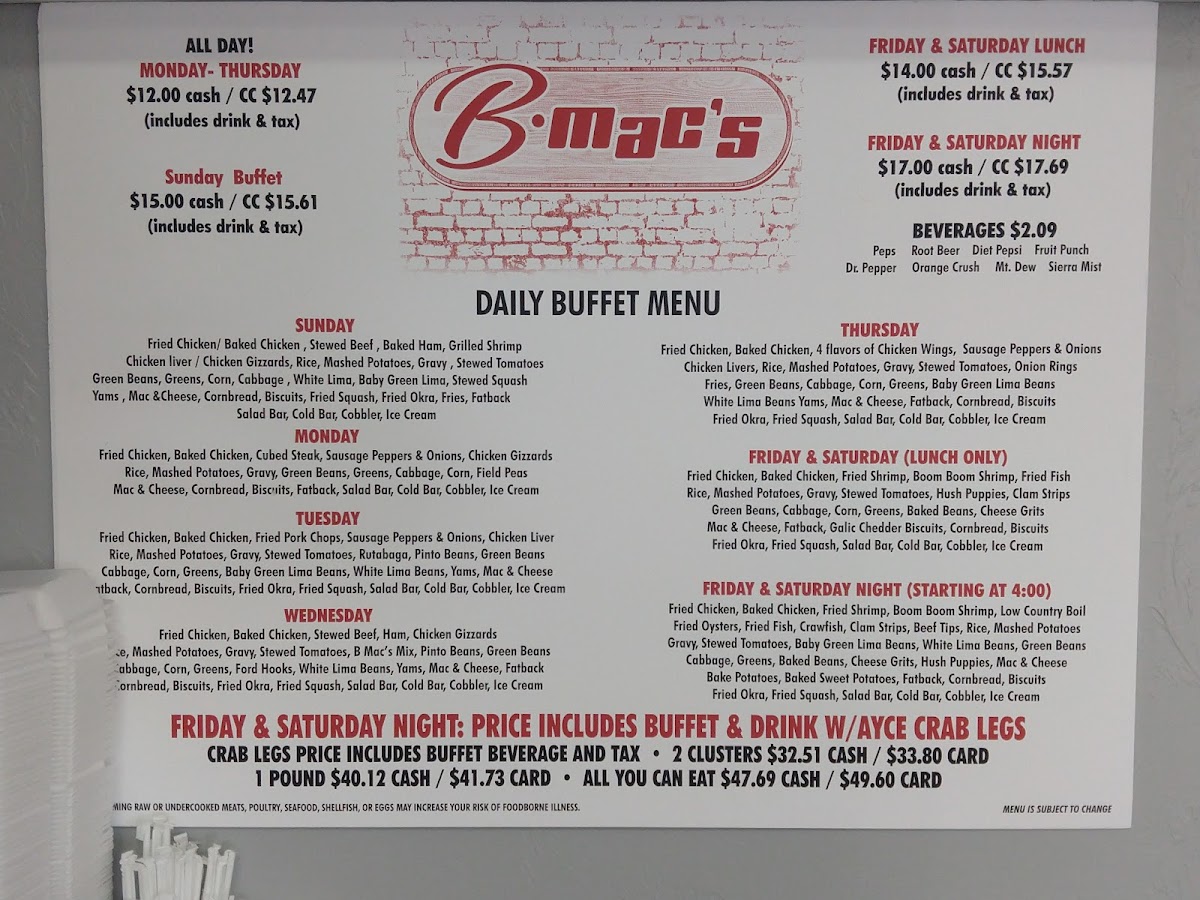 B-Mac’s Buffet - 1