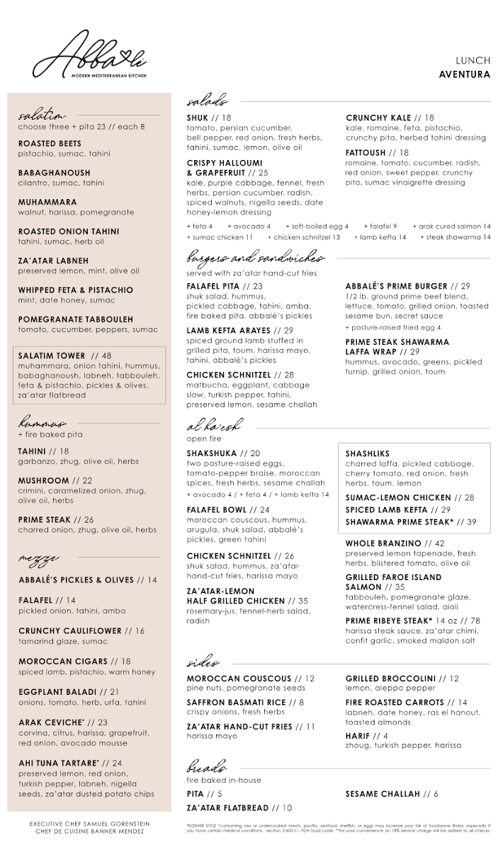 Abbalé Modern Mediterranean Kitchen - Aventura - 1