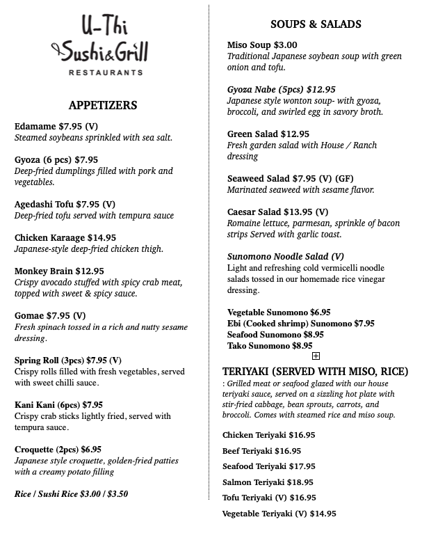 U-Thi Sushi & Grill - 4