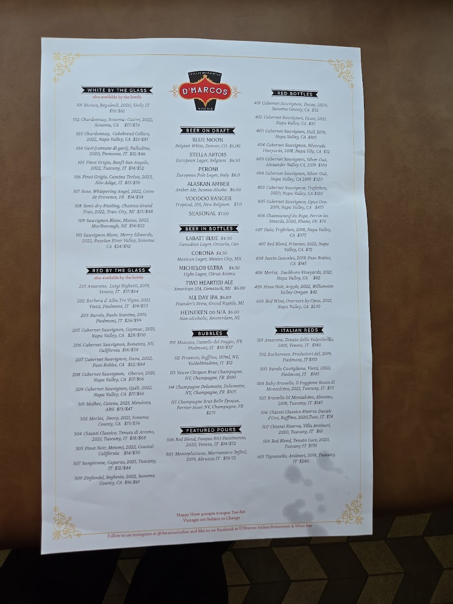 D'Marcos Italian Restaurant and Wine Bar - 3