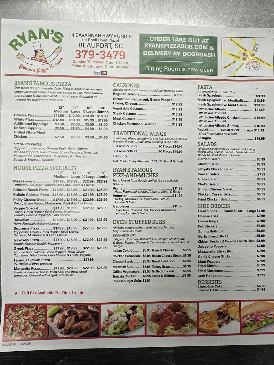 Ryan's Famous Pizza & Subs - 1