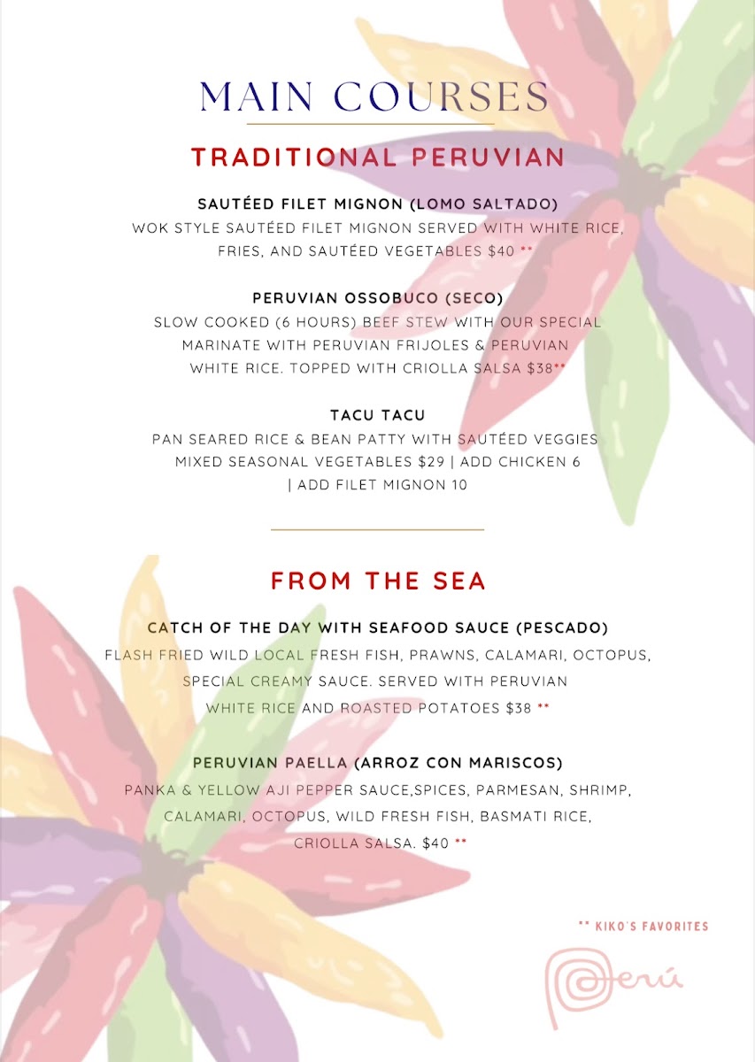 Kiko Peruvian Cuisine & Pisco Bar - 1