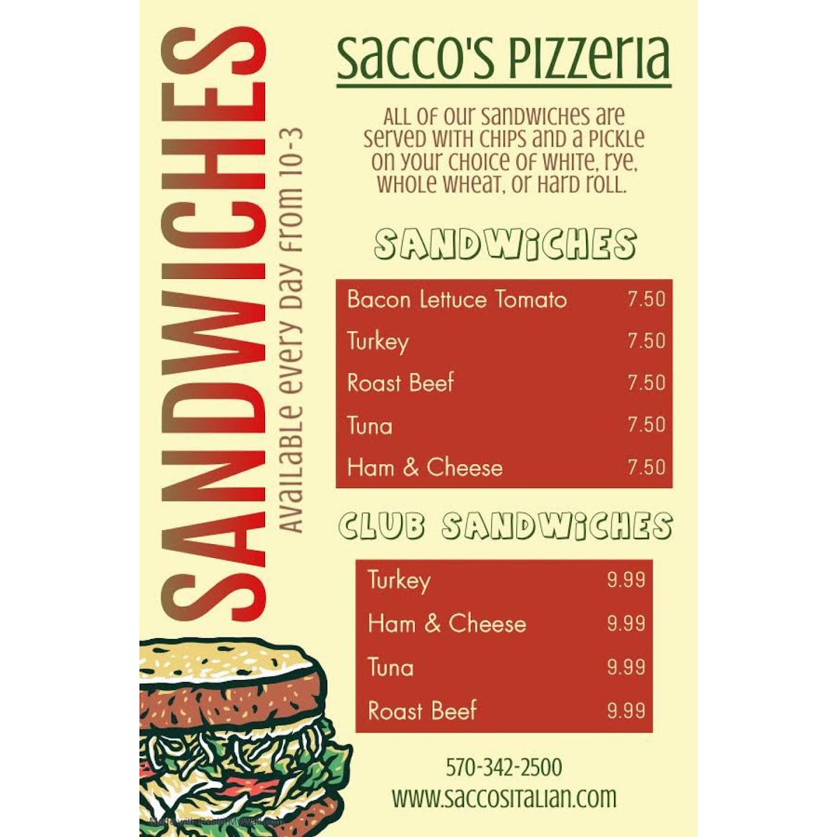 Sacco's Pizzeria & Italian Restaurant - 5