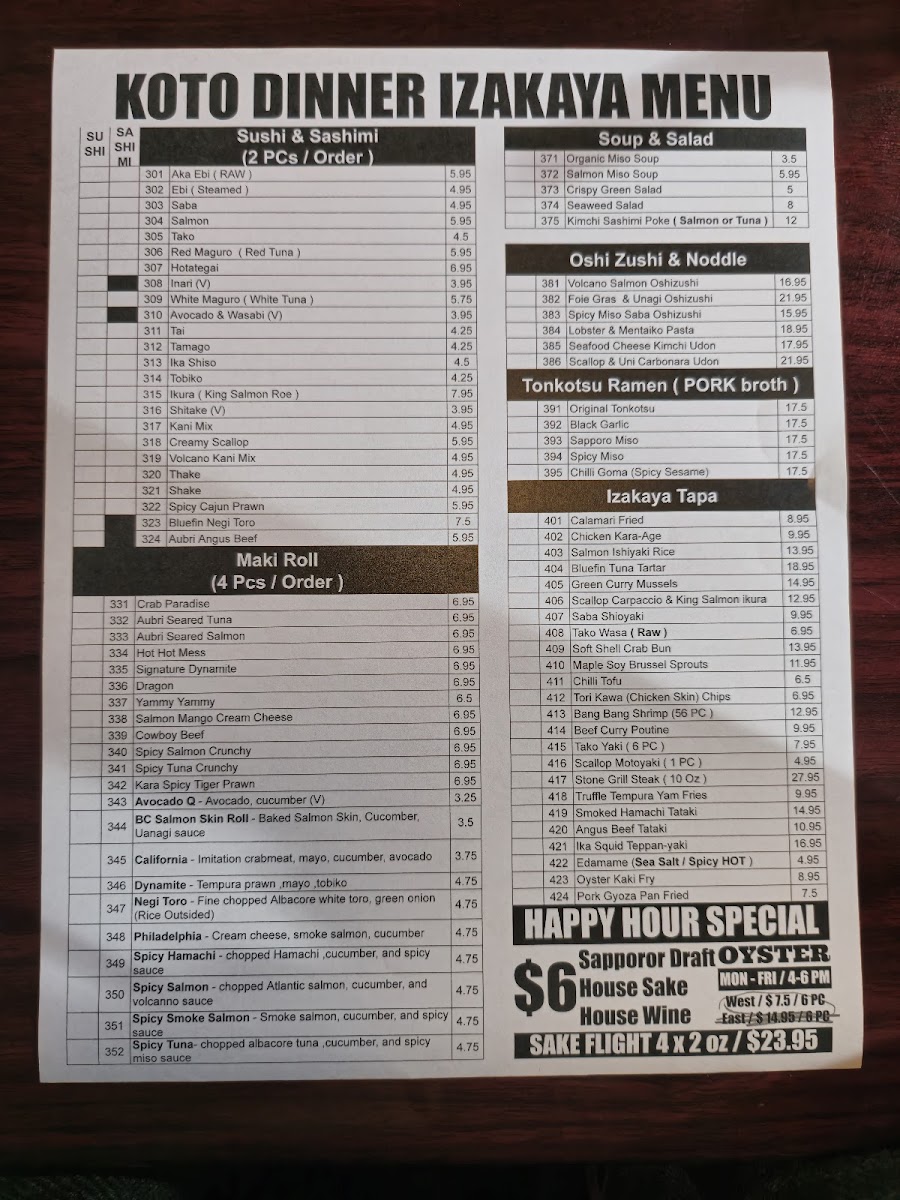 Koto Sushi & Izakaya - 1