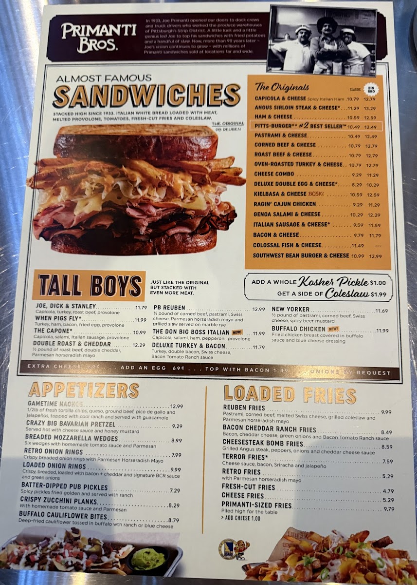 Primanti Bros. Restaurant and Bar - 5