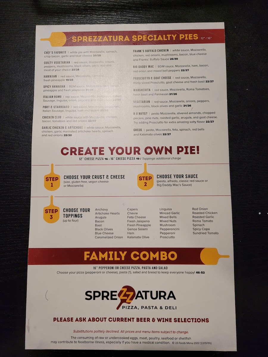 Sprezzatura Pizza, Pasta & Deli - 8