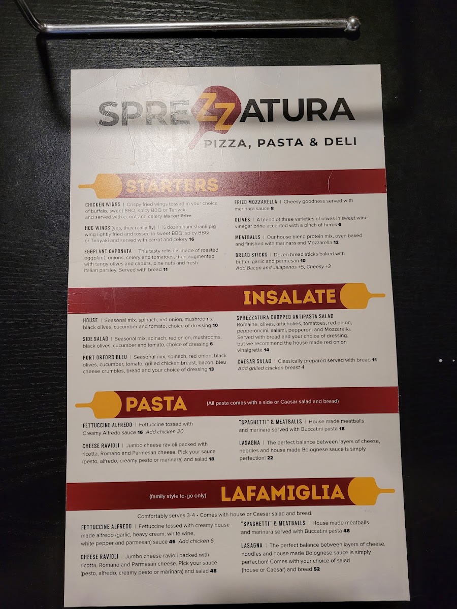 Sprezzatura Pizza, Pasta & Deli - 9