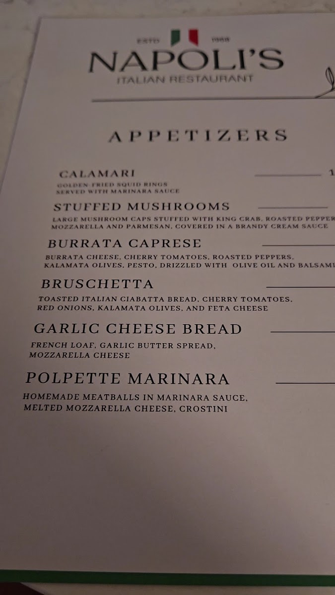 Napoli's Italian Resturaunt - 1