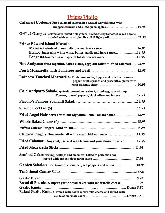 Piccolo Ristorante Bellmore - 5