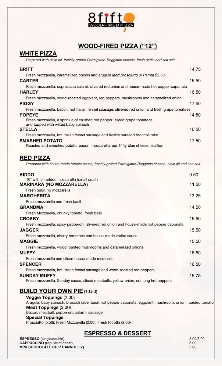 8 Fifty Wood Fired Pizza - 2