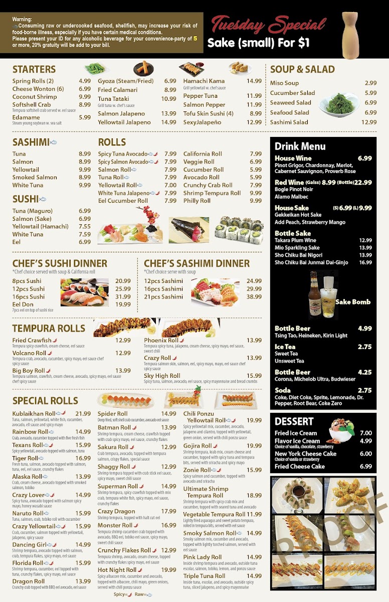 Kublai Khan Crazy Mongolian Stir Fry & Sushi Bar - 2