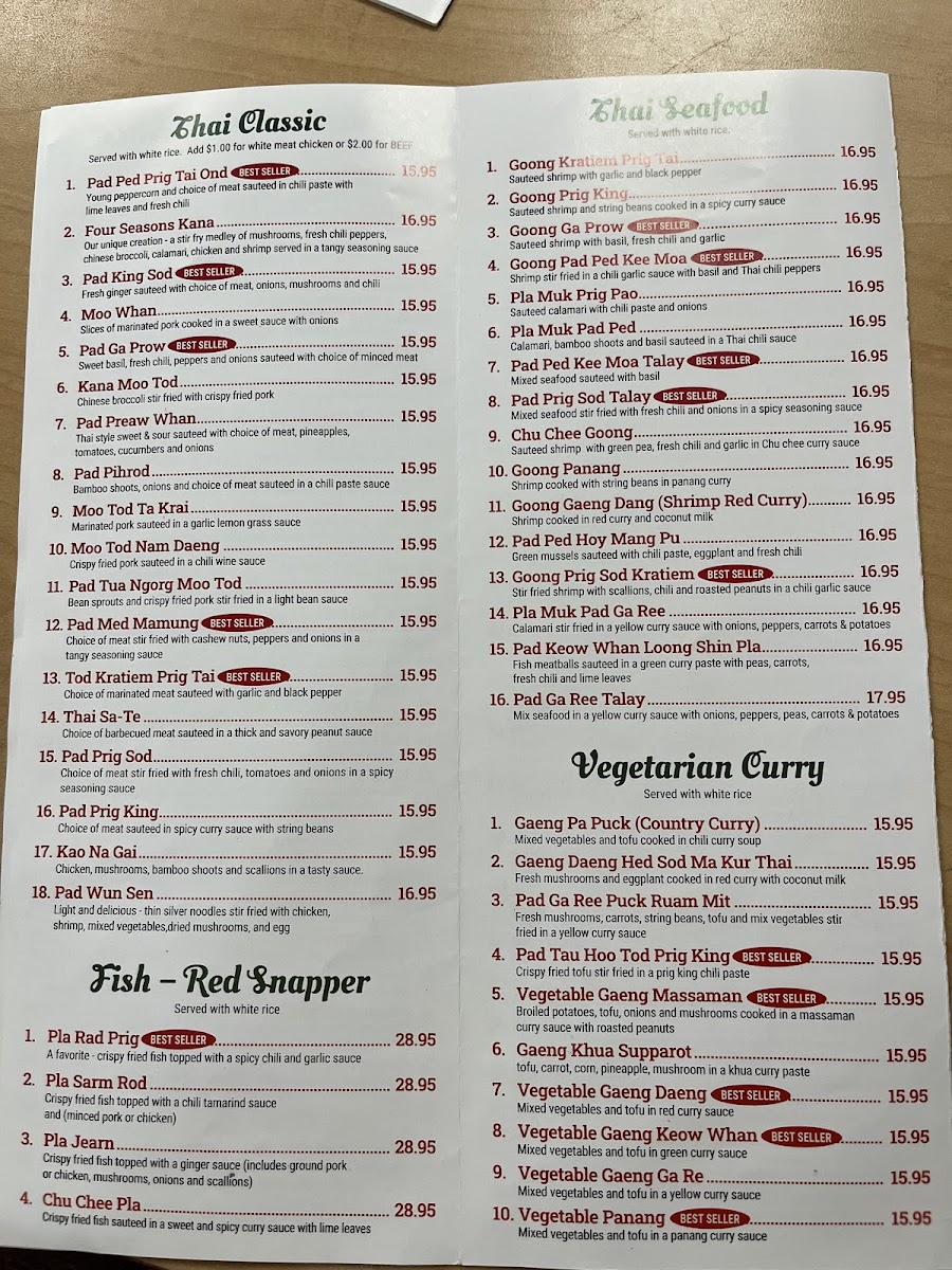 Four Seasons Thai Cuisine - 2