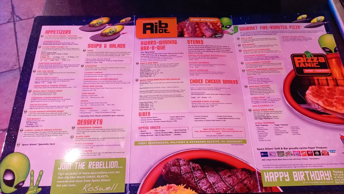 Space Aliens Grill & Bar - 1