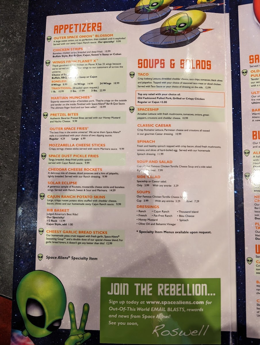 Space Aliens Grill & Bar - 7