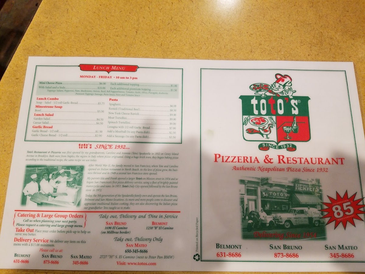 Toto's Pizzeria & Restaurant - 10