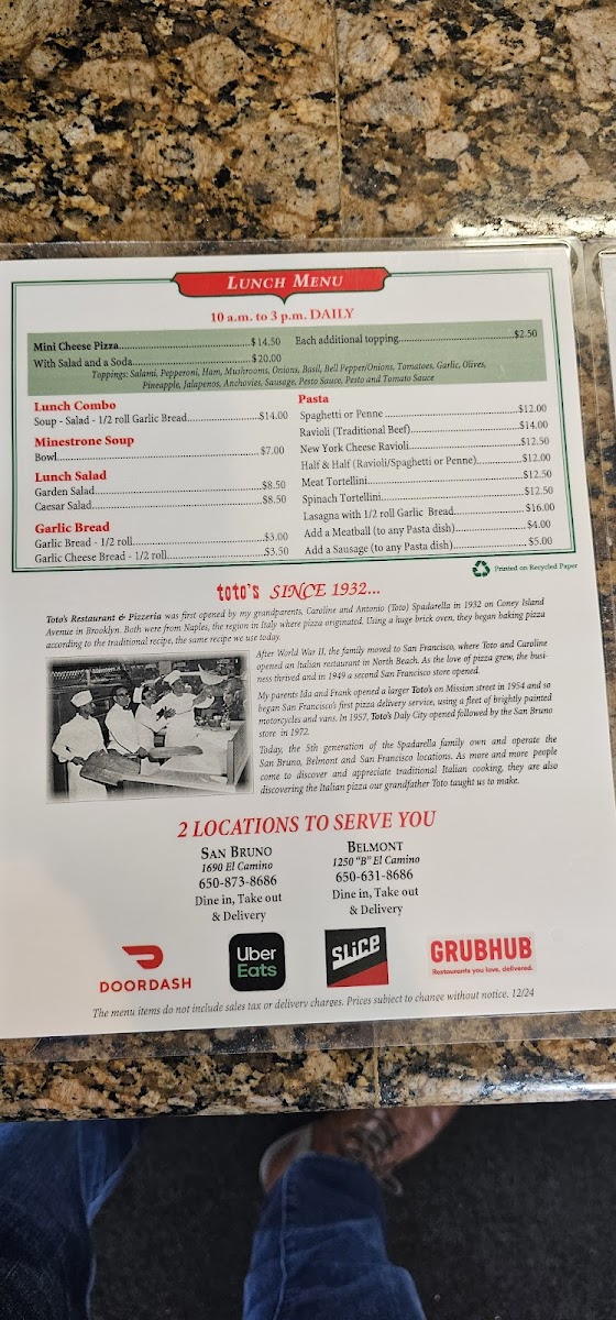 Toto's Pizzeria & Restaurant - 5