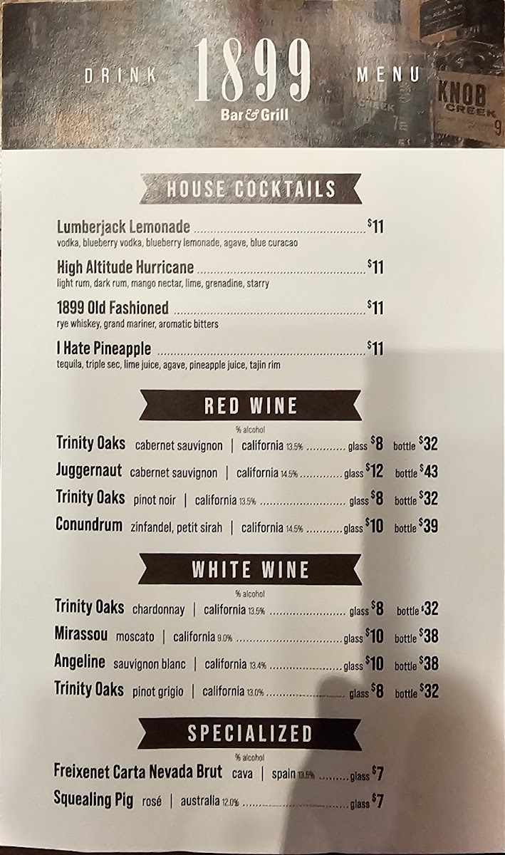 1899 Bar and Grill - 1