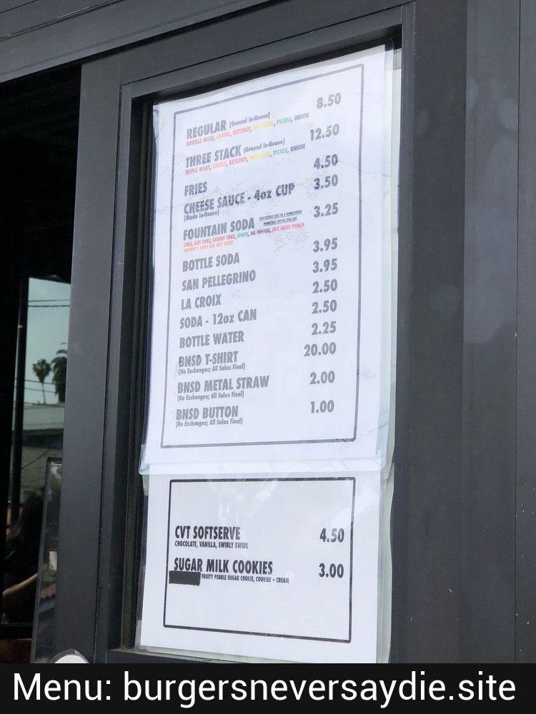 BURGERS NEVER SAY DIE - 7