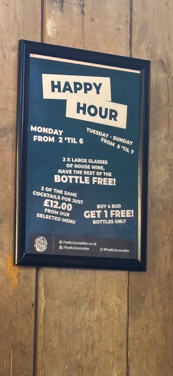 Poetic License Bar - 1