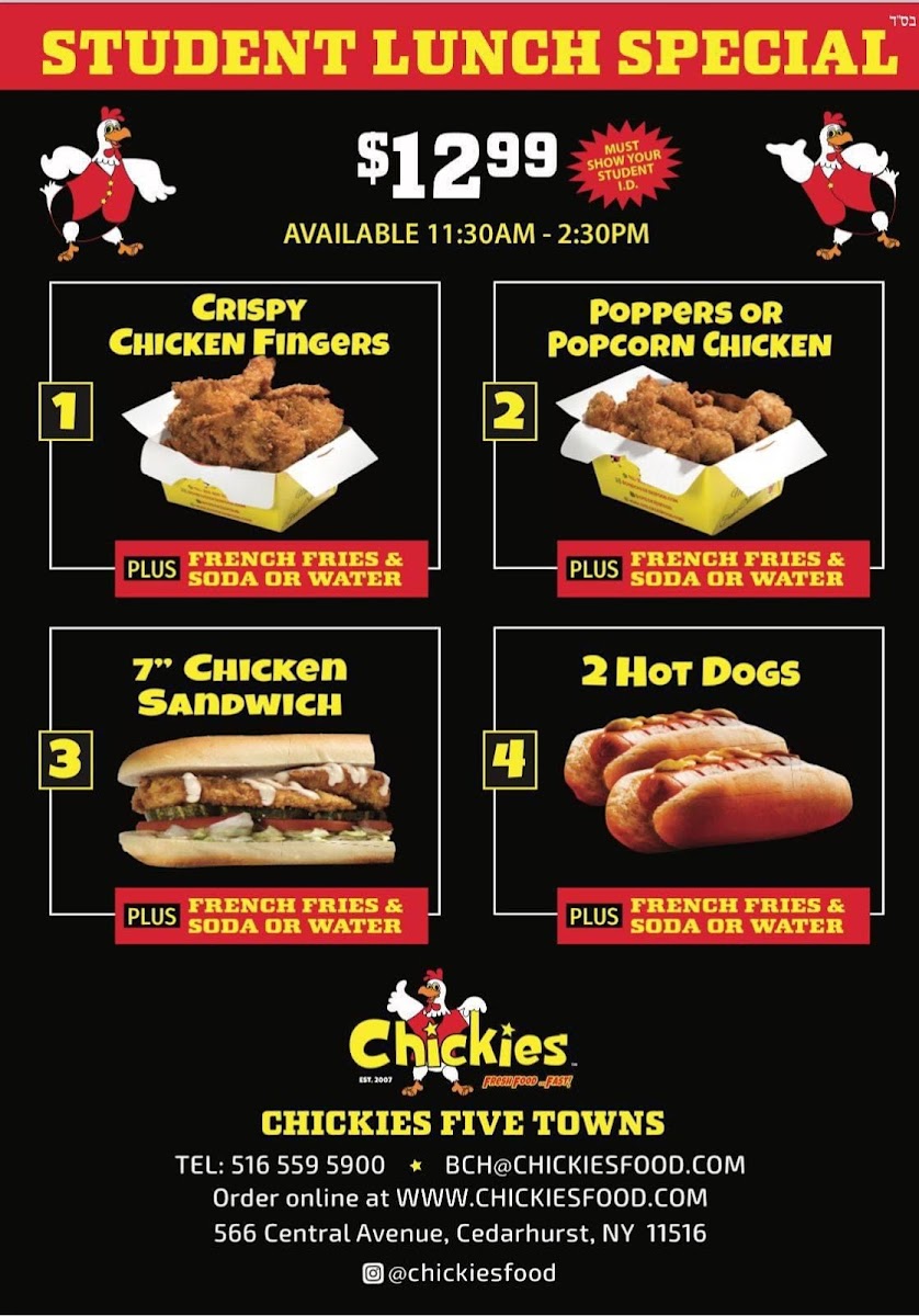 Chickies Five Towns Kosher - 1