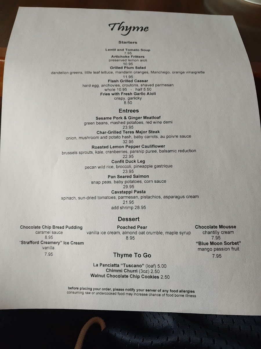 Thyme Restaurant Vermont - 4