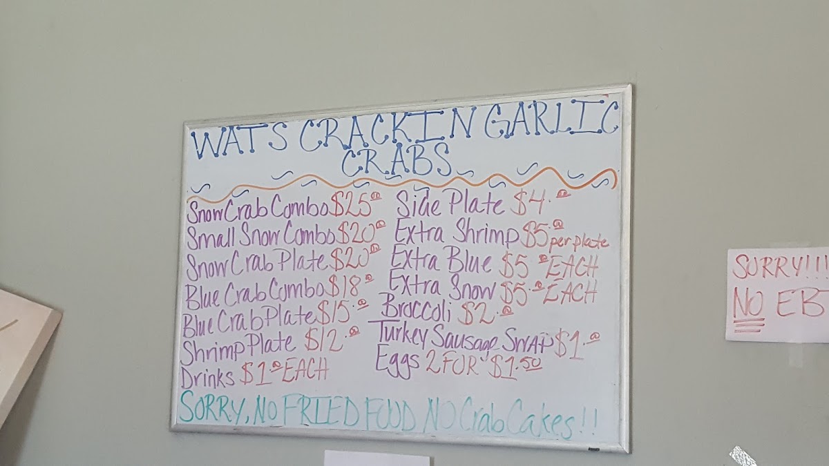 Wats Crackin Garlic Crab - 10