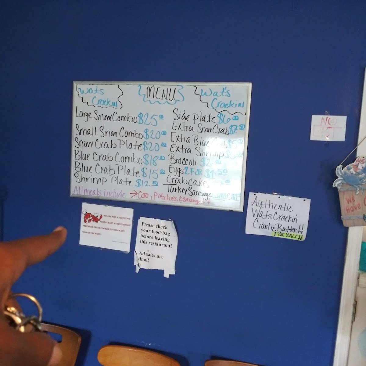 Wats Crackin Garlic Crab - 3