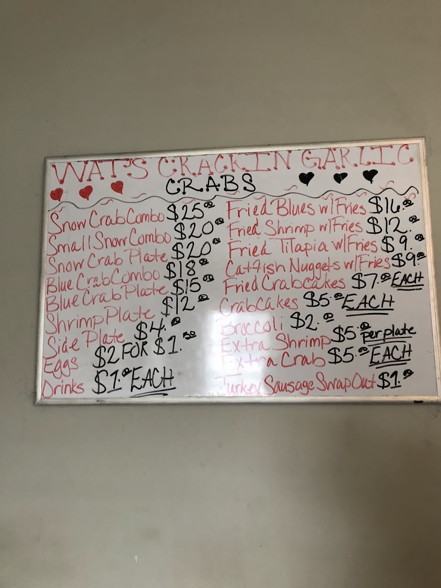 Wats Crackin Garlic Crab - 8