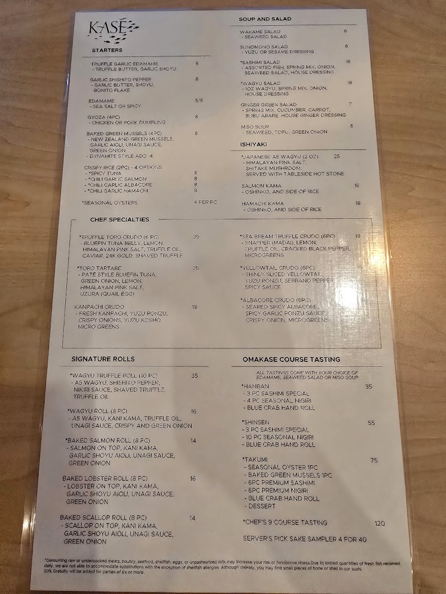 Kase Sake & Sushi - 1