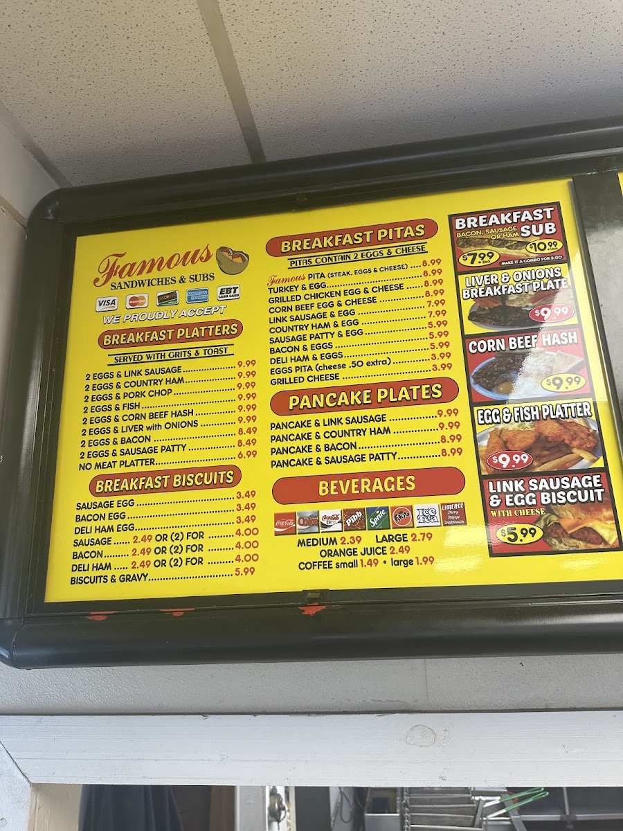 Famous Sandwiches & Subs Blanding Blvd - 1