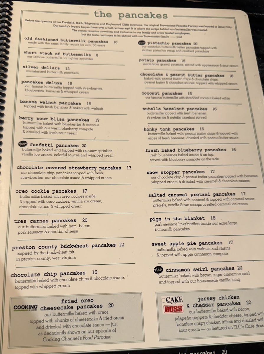 Brownstone Pancake Factory (Brick, NJ) - 2