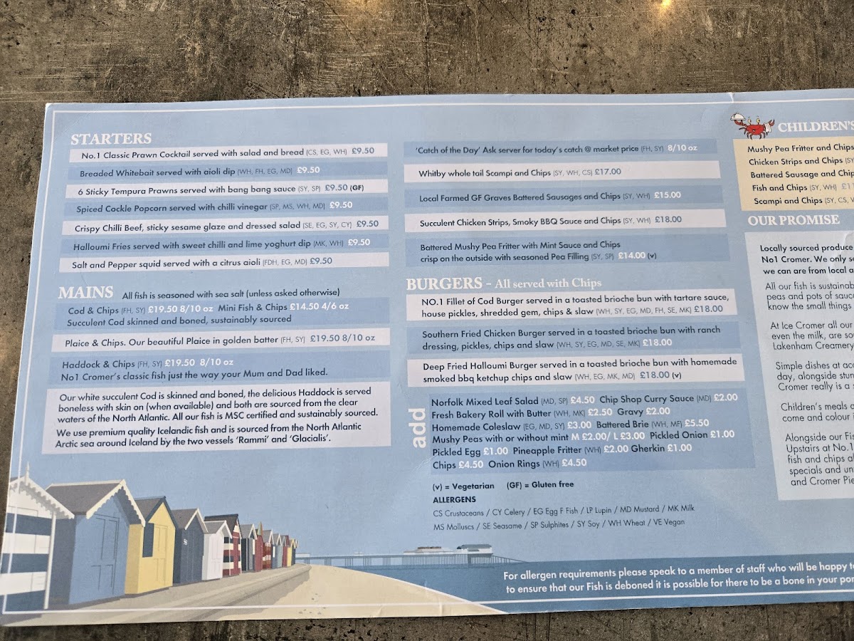 No1 Cromer Downstairs Fish and Chips Restaurant - 2