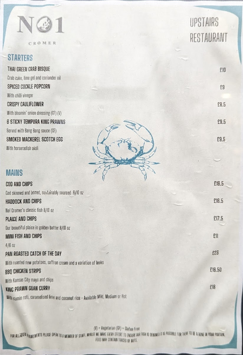 No1 Cromer Downstairs Fish and Chips Restaurant - 7