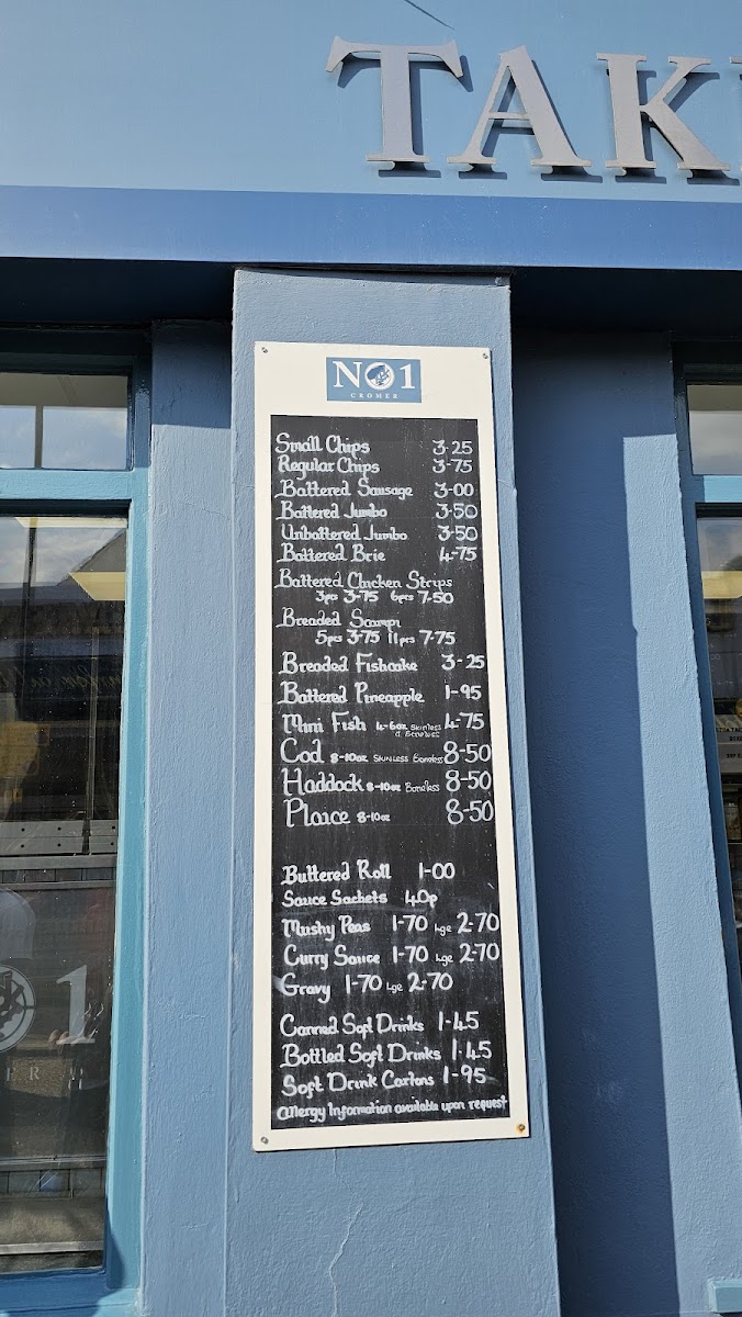 No1 Cromer Downstairs Fish and Chips Restaurant - 8