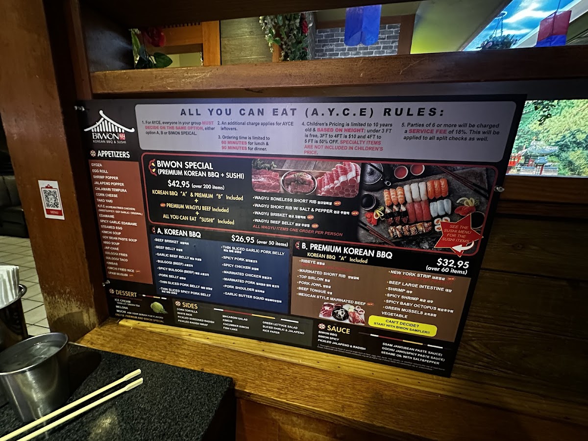 Biwon Premium Korean BBQ and Sushi All You Can Eat - 5