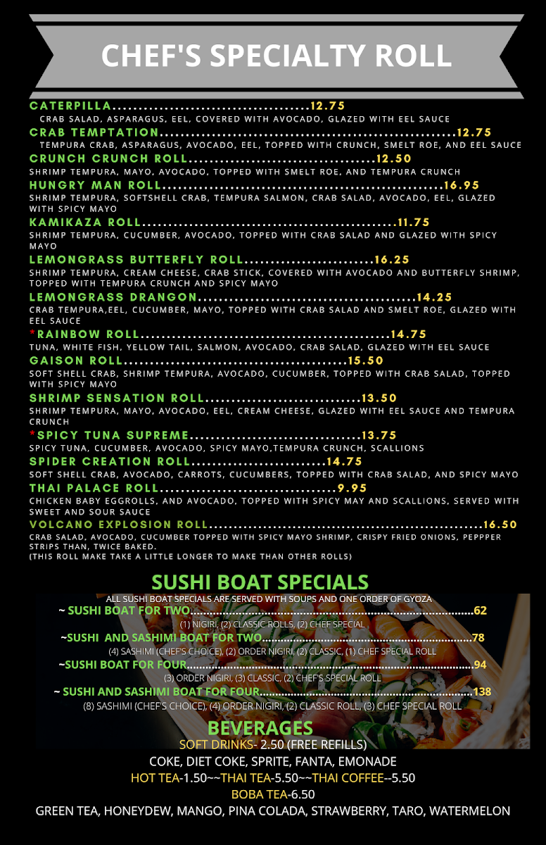 Lemongrass Thai Sushi - 7