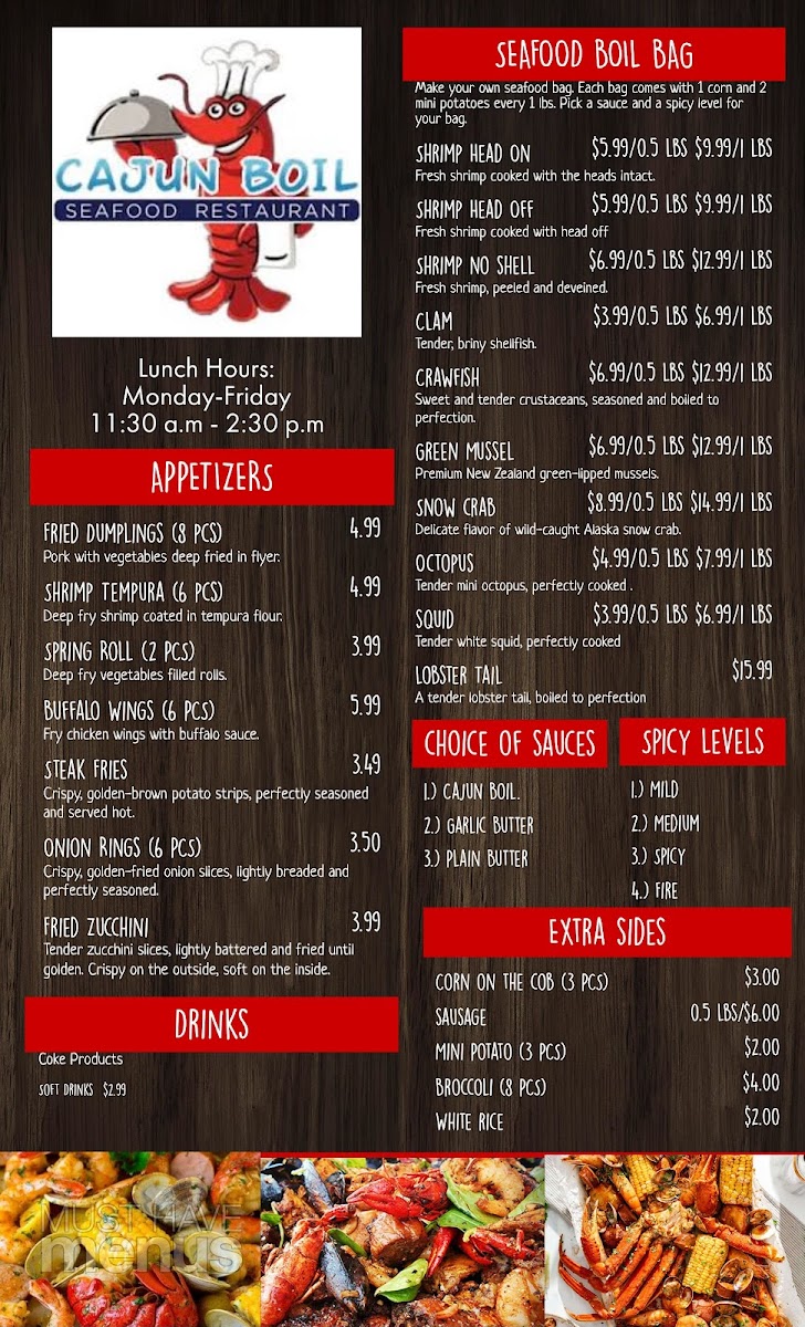 Cajun Boil Seafood - 1