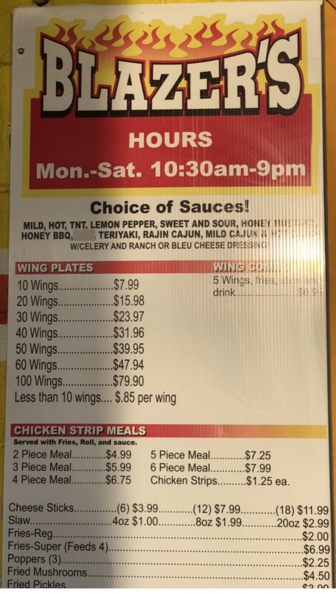 Blazers Hotwings Of Elberton - 9