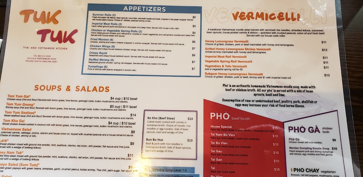 Tuk Tuk Thai and Vietnamese Kitchen - 9