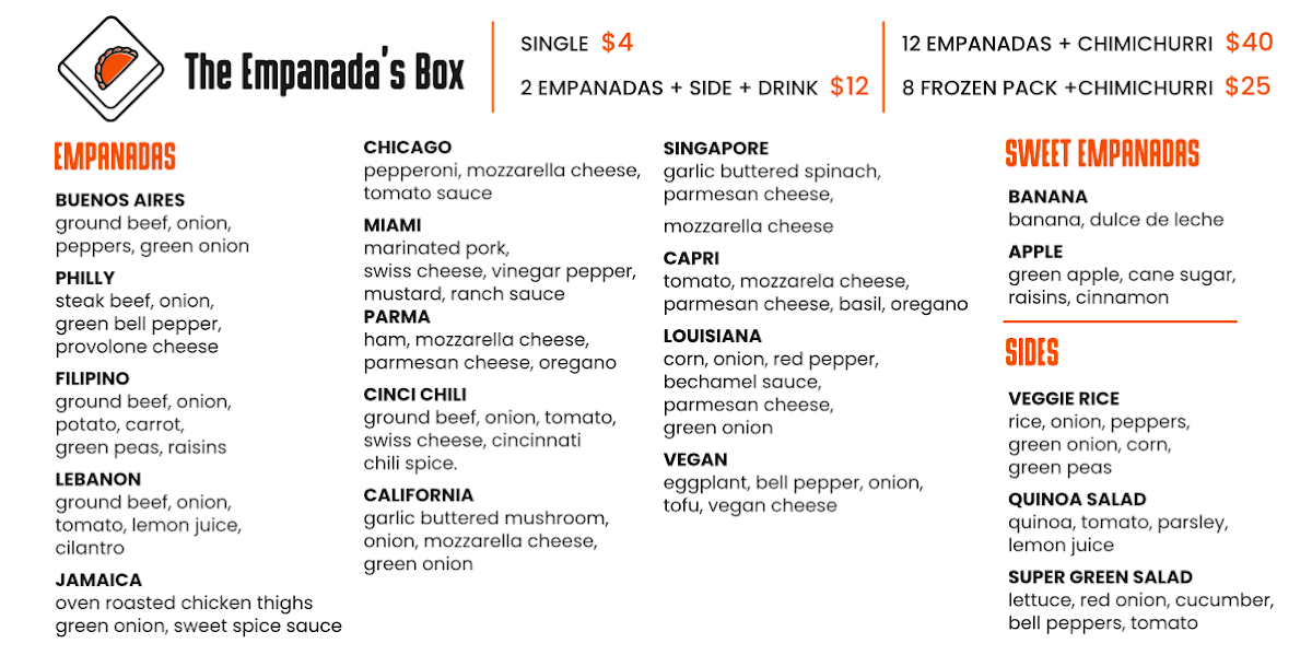 The Empanada's Box Covington - 2