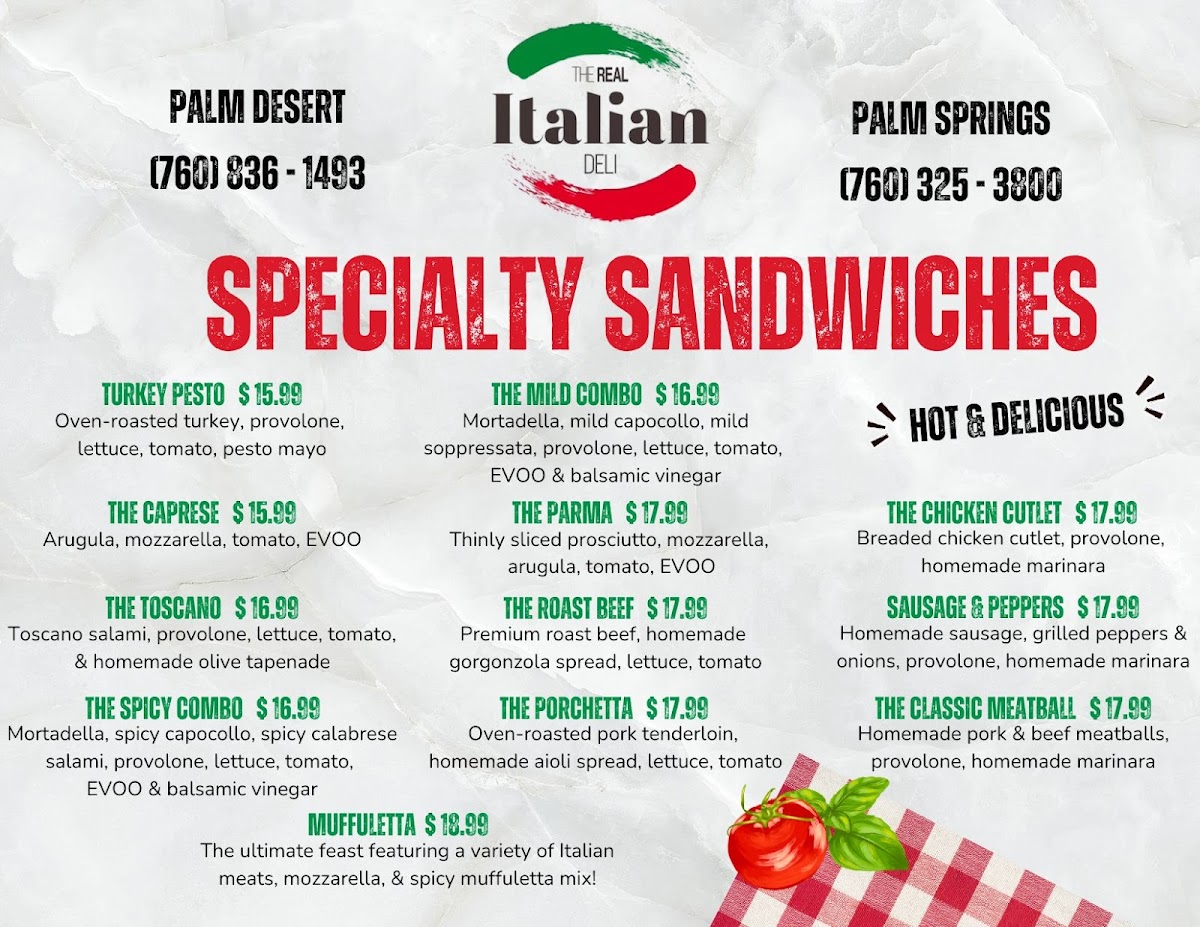 The Real Italian Deli of Palm Springs - 1