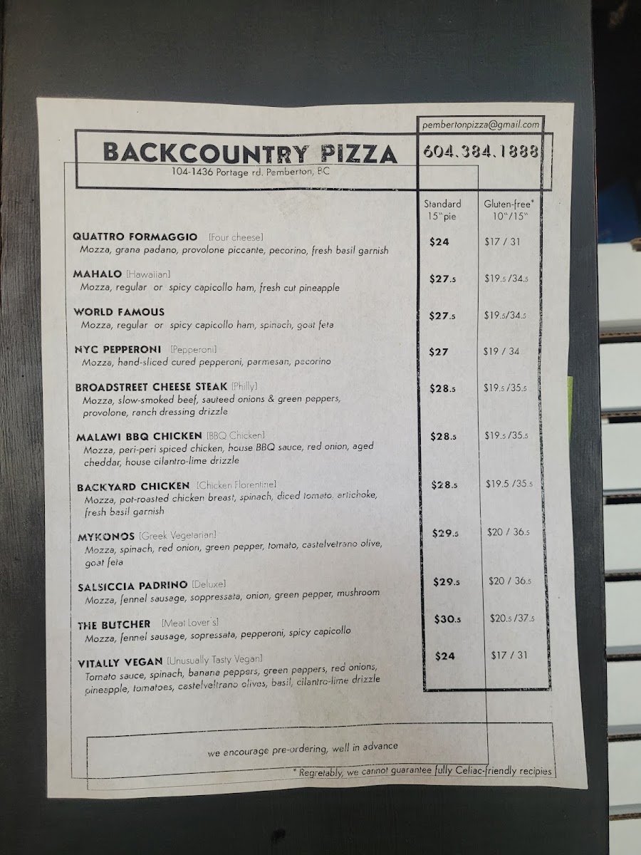 Backcountry Pizza - 2