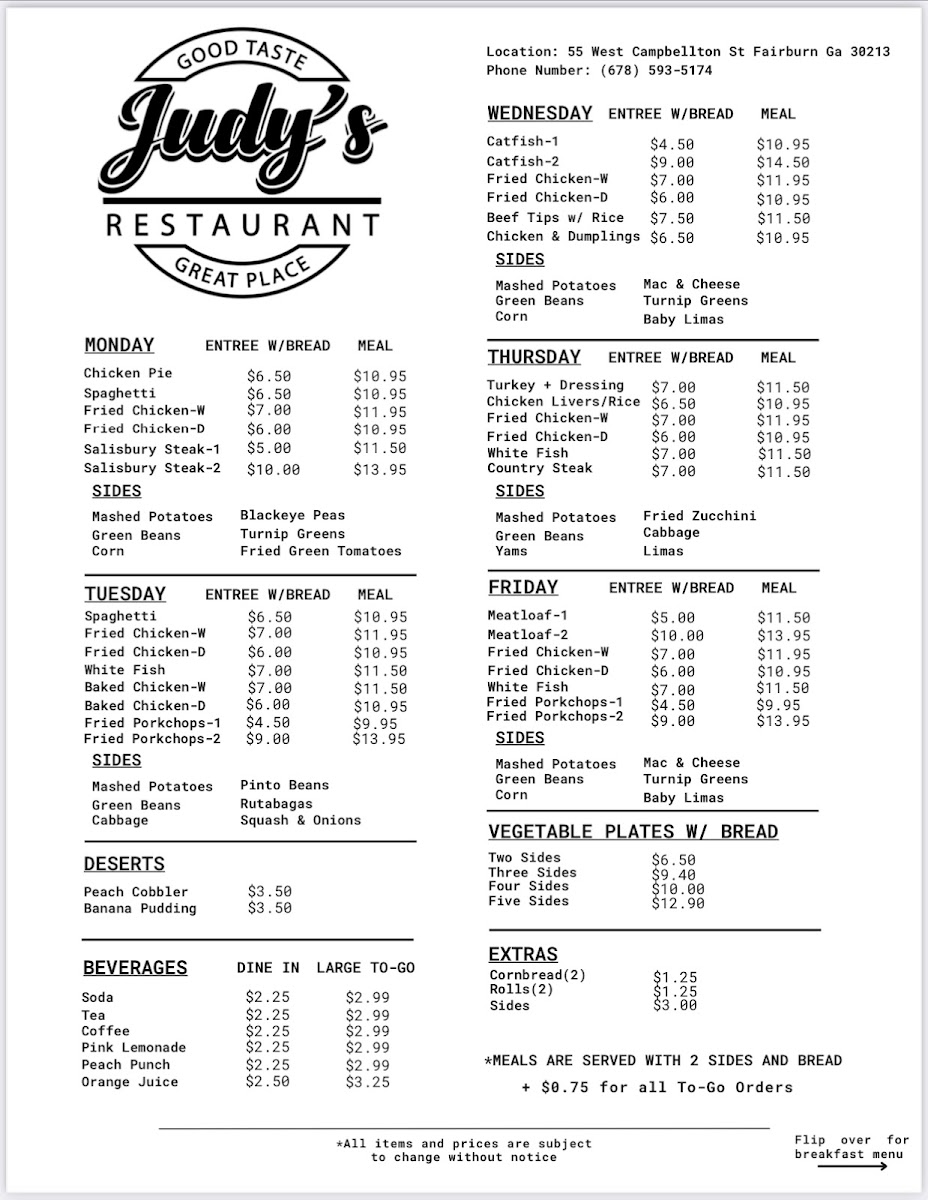 Judy's Restaurant - 1