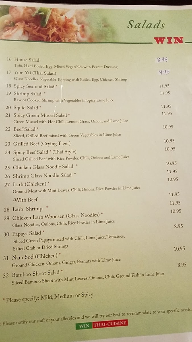 Win Thai Cuisine Restaurant - 7