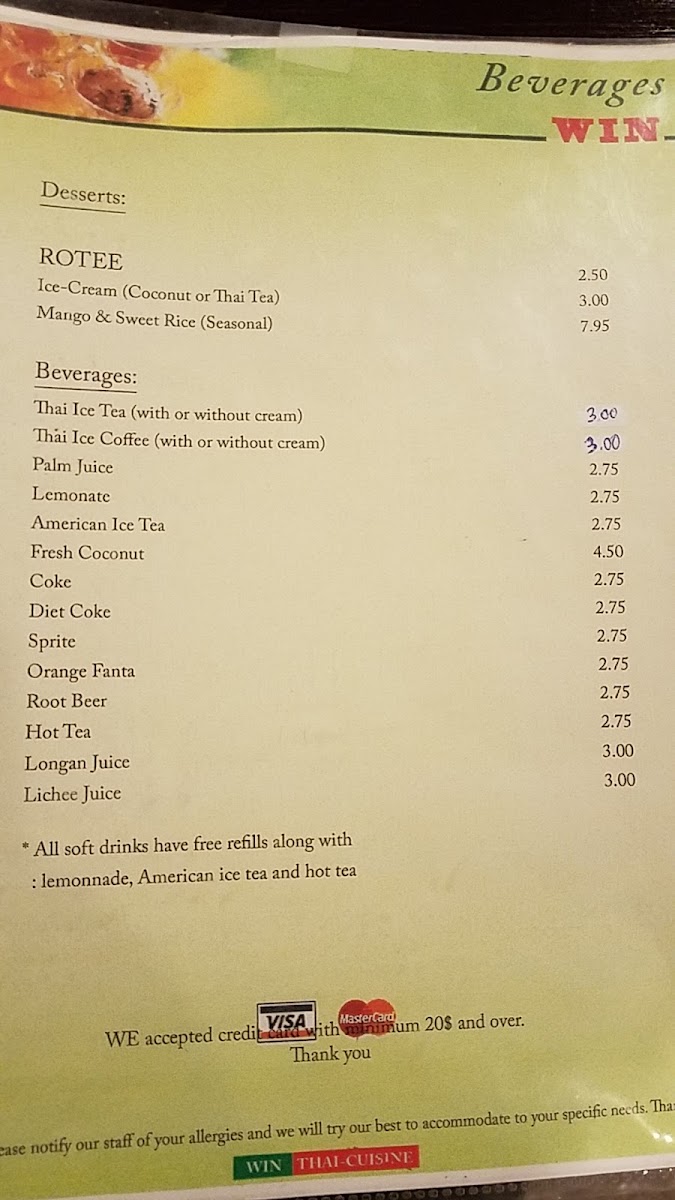 Win Thai Cuisine Restaurant - 8