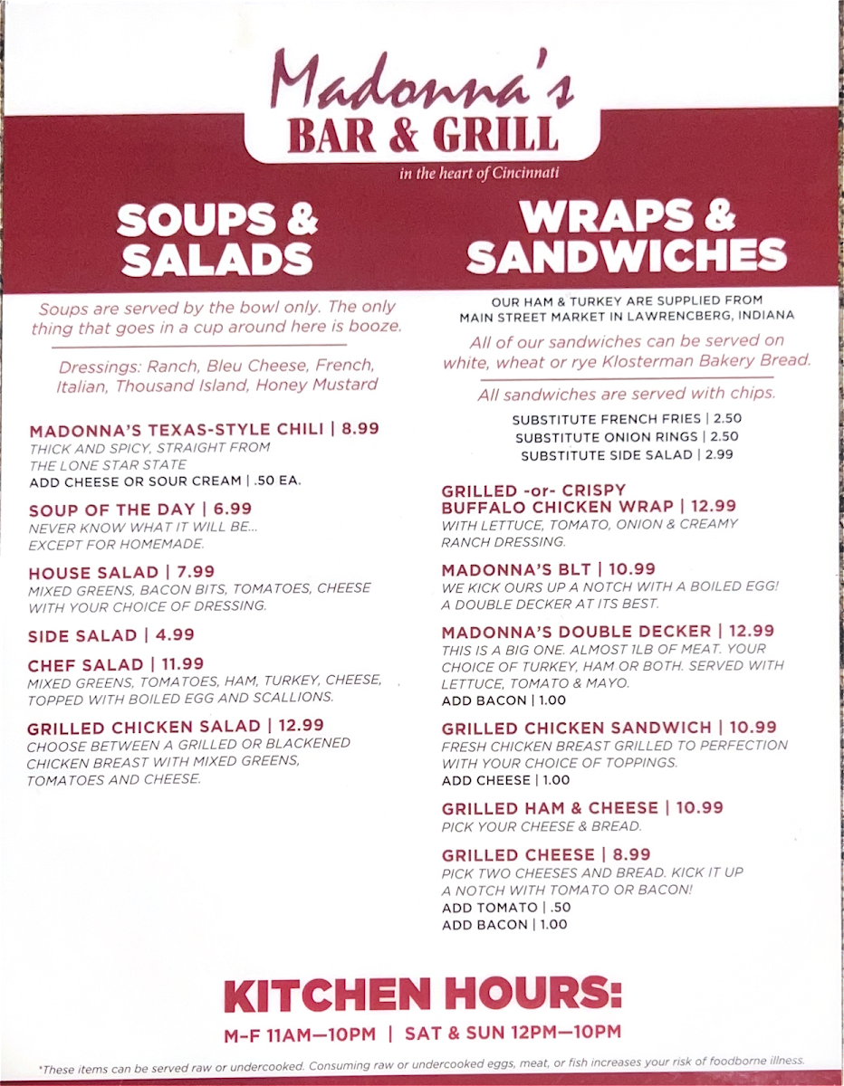 Madonna's Bar & Grill - 1