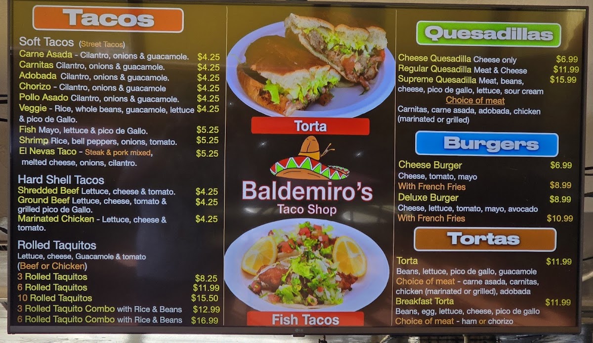 Baldemiro's Taco Shop - 1